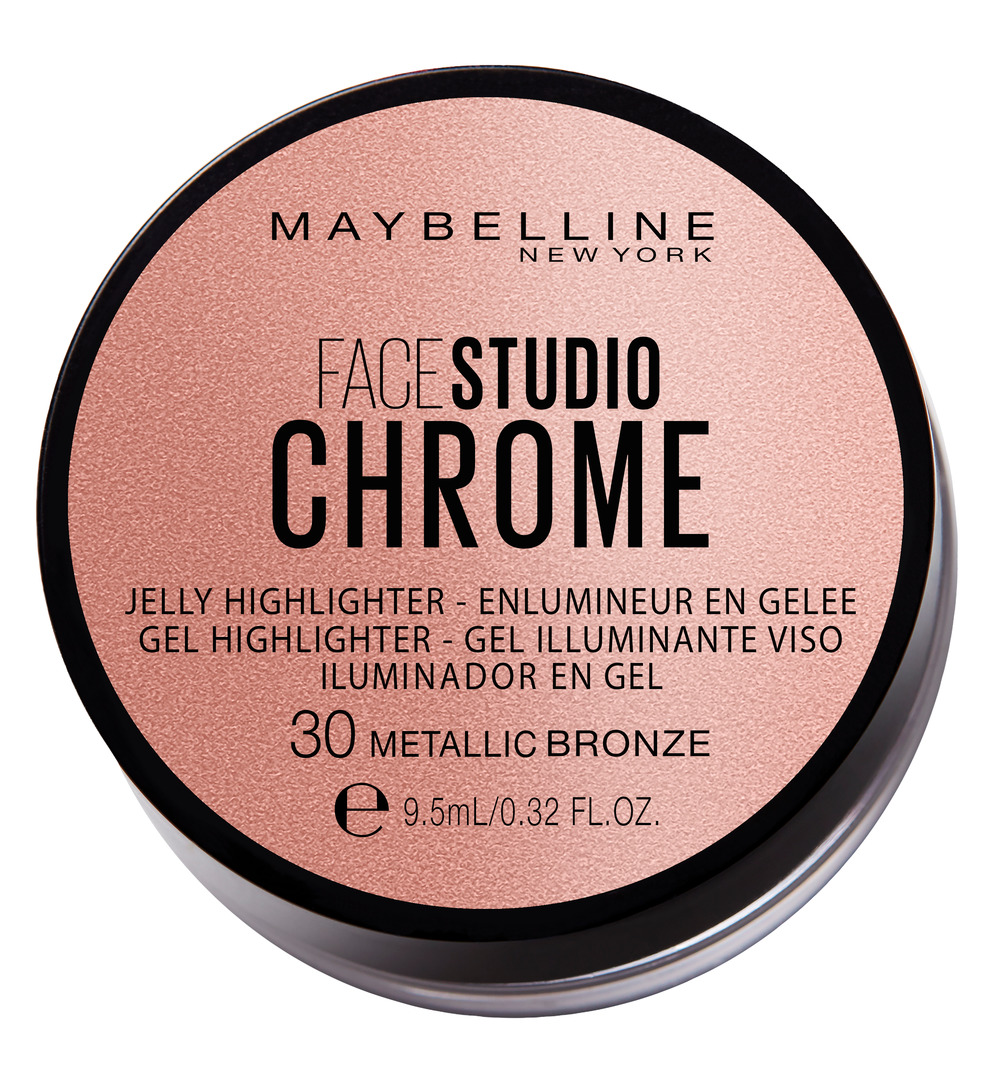Maybelline New York Chrome jelly highlight 30 metallic bronze (1 stuk)
