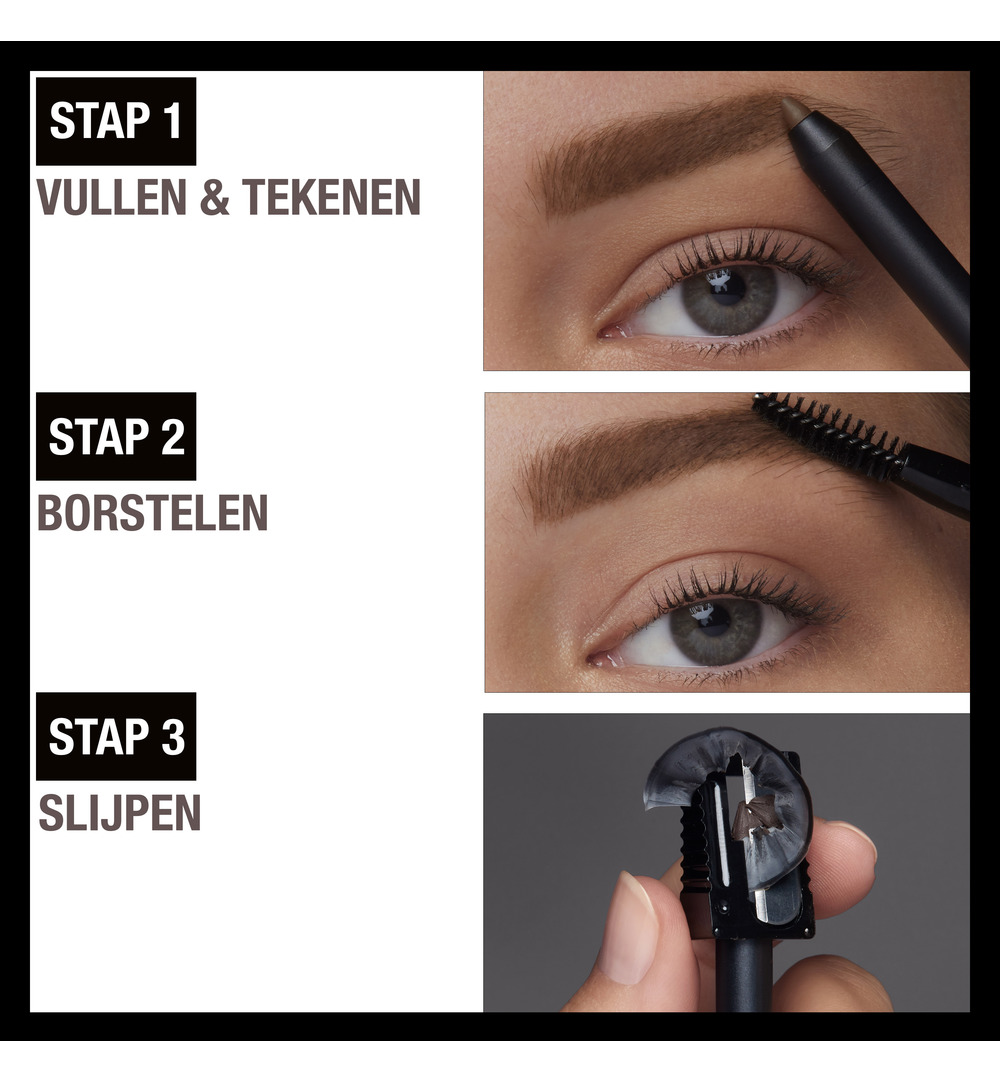 Maybelline New York Tattoo brow 36H medium brown 05 (1 stuk) - image 6