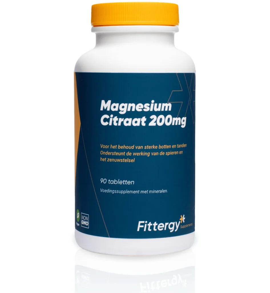 Fittergy Magnesiumcitraat 200mg (90 tabletten)