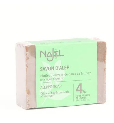 Najel Olijfzeep 4% laurierolie (155 gr)