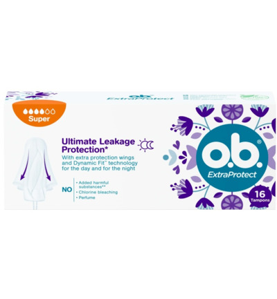 Ob Tampons extra protect super (16 stuks)