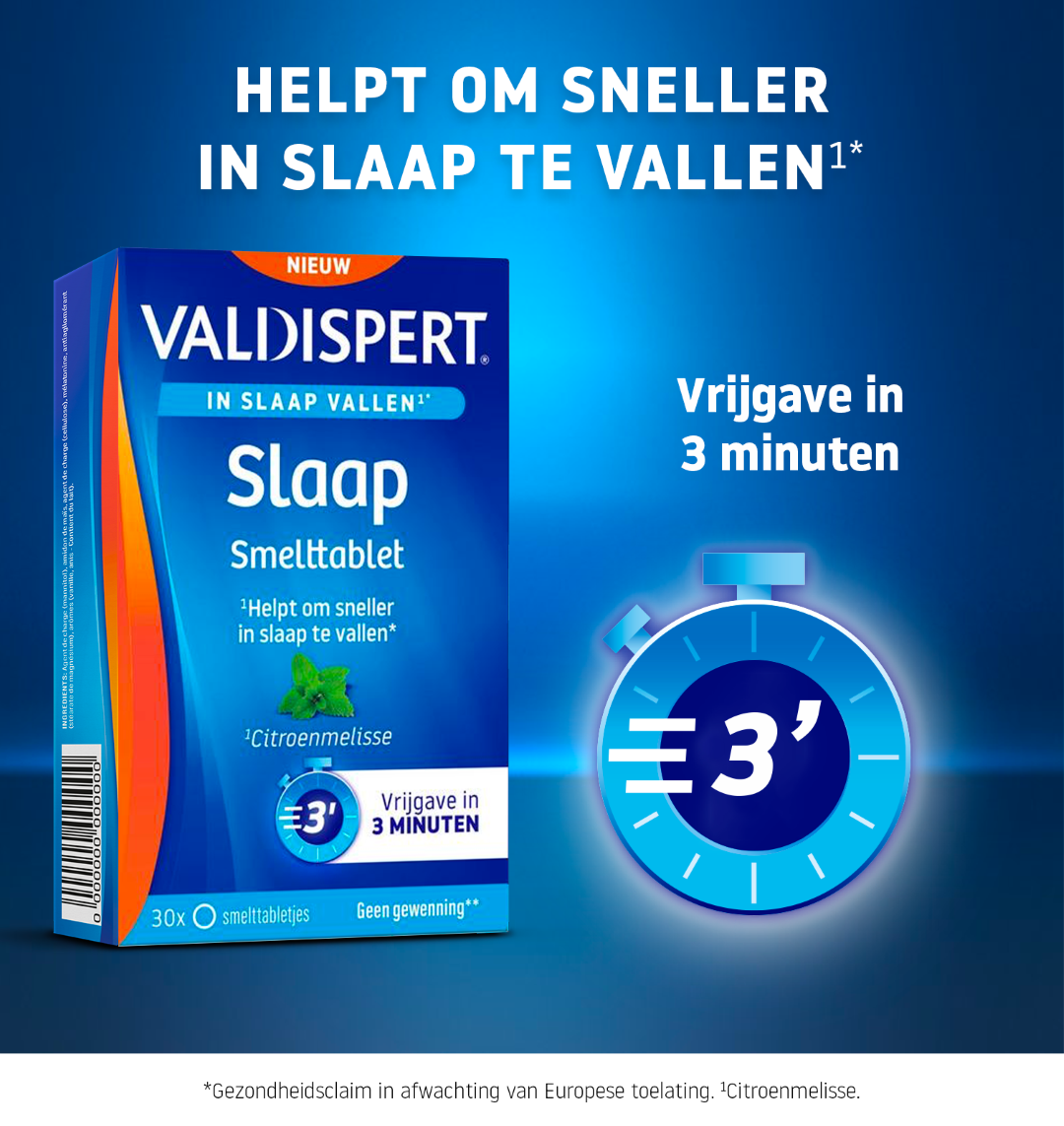 Valdispert Slaap Smelttablet (30 Tabletten)