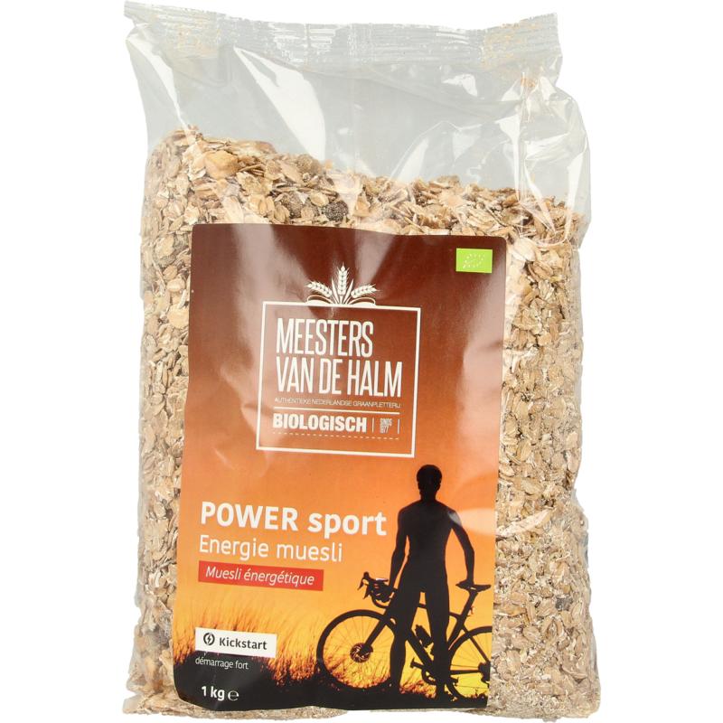 De Halm Muesli Energie Power Sport Bio (1000 gr)