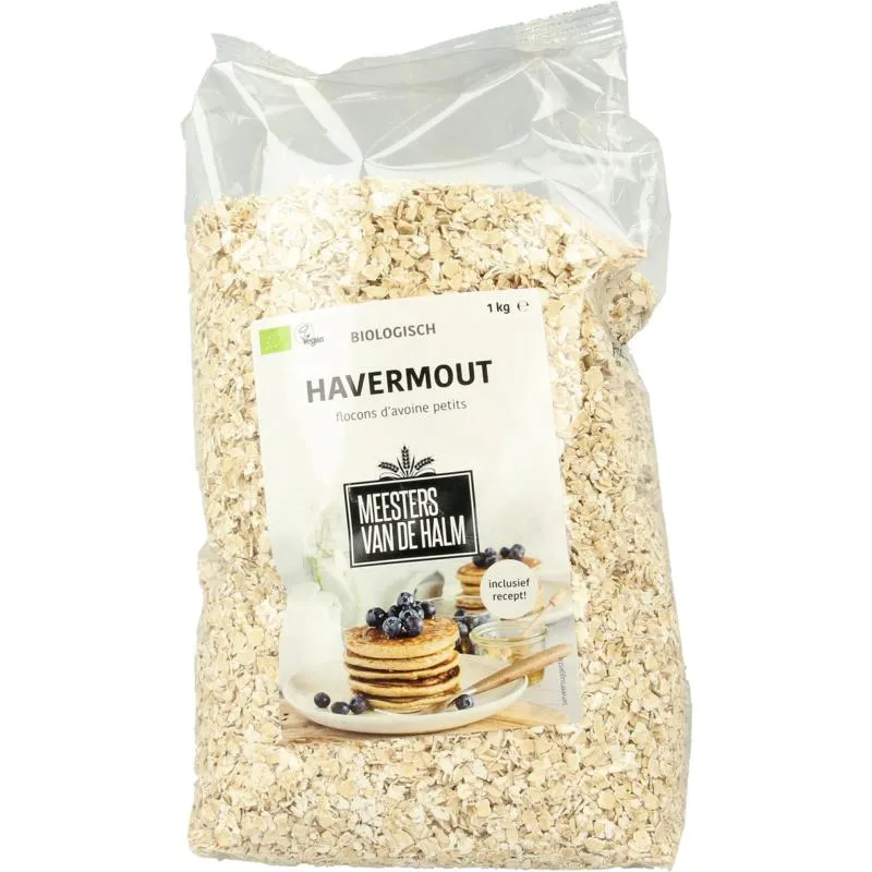 De Halm Havermout Bio (1000 gr)