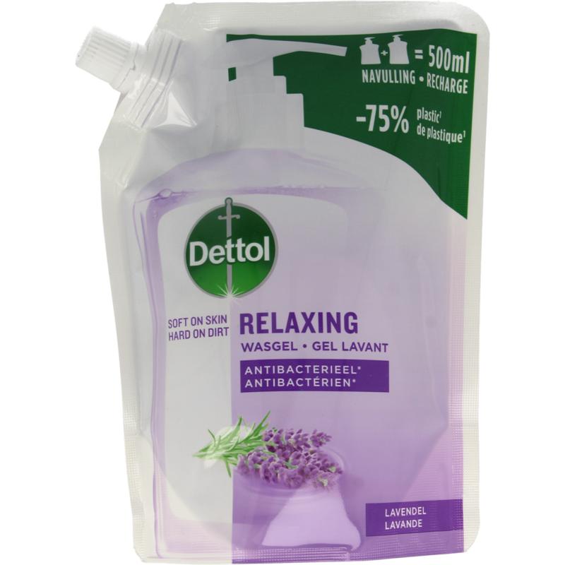 Dettol Refill handzeep relaxing laven der (500 ml)