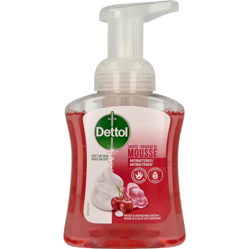 Dettol Mousse rose & cherryblossom (250 ml)
