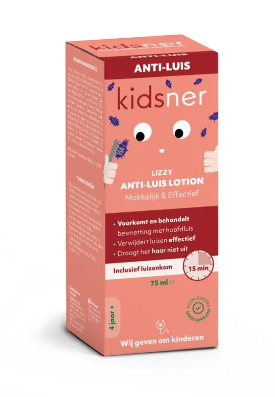 Kidsner Anti Luis Lotion 75Ml + Luizen Kam (1 set)