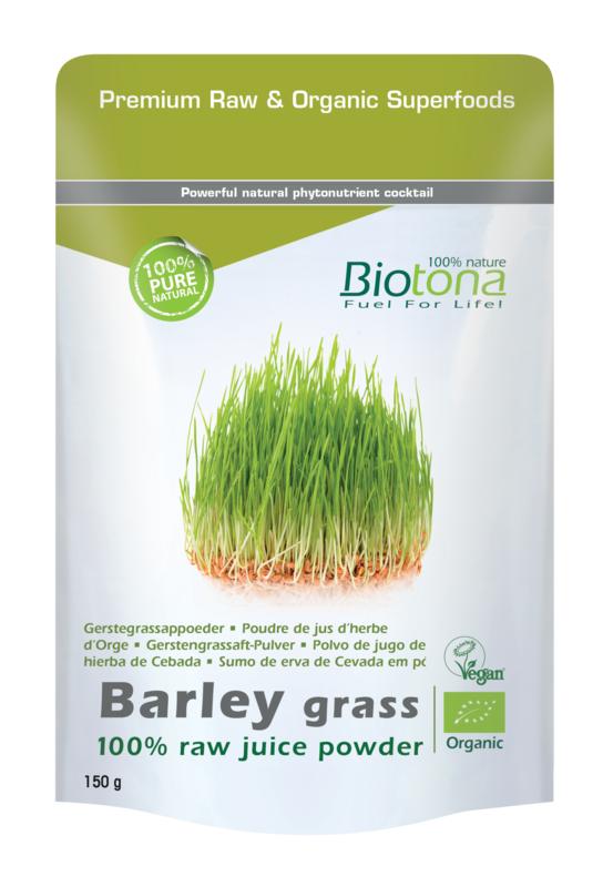 Biotona Barleygrass raw juice powder bio (150 gr)