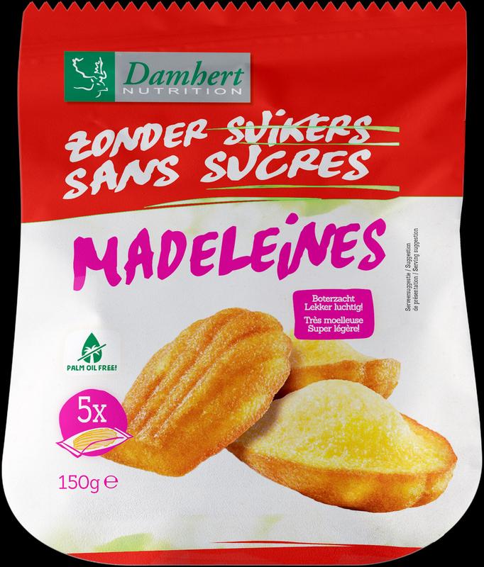 Damhert Madeleines Zonder Suiker (150 gr)