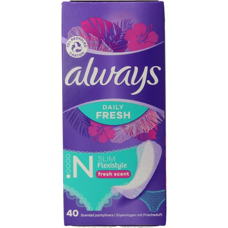 Always Inlegkruisjes daily protect fresh & scent (40 stuks)