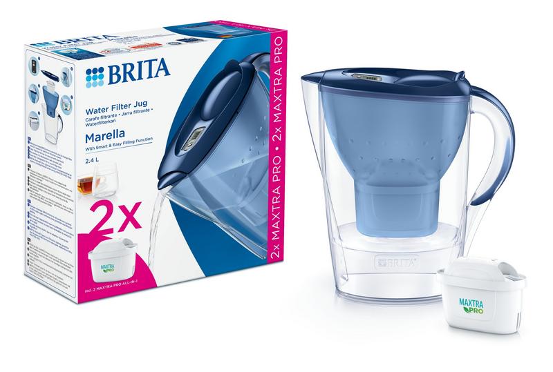 Brita Marella cool blue + 2 maxtra p ro all-in-1 (1 stuk)