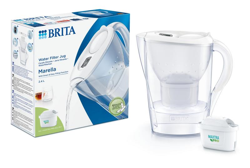 Brita Waterfilterkan Marella cool wh ite (1 stuk)