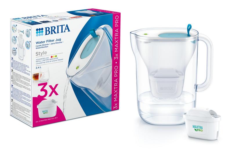 Brita Style cool blue + 3 maxtra pro all-in-1 (1 stuk)