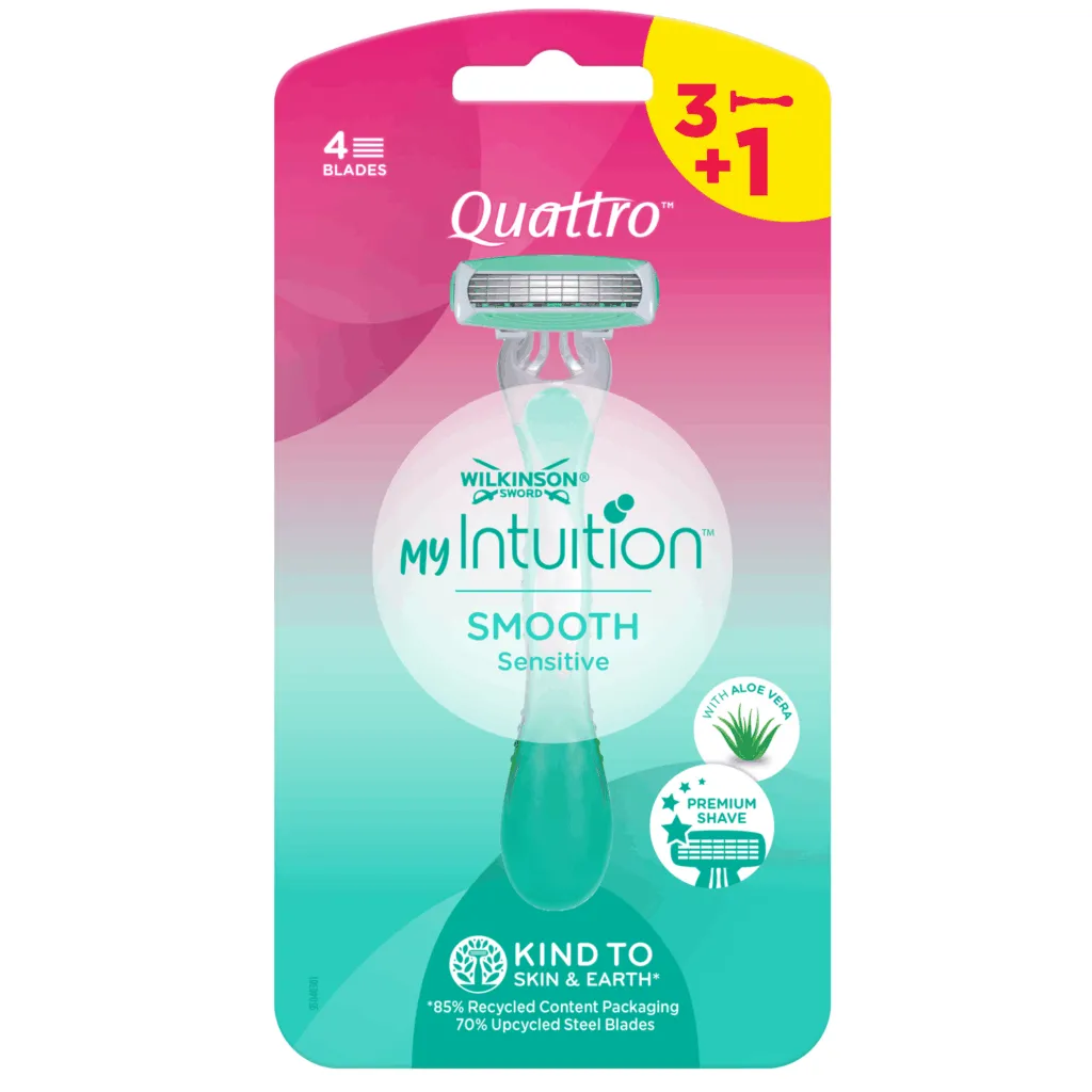 Wilkinson Quattro MyIntuition Smooth Sensitive (4 stuks)