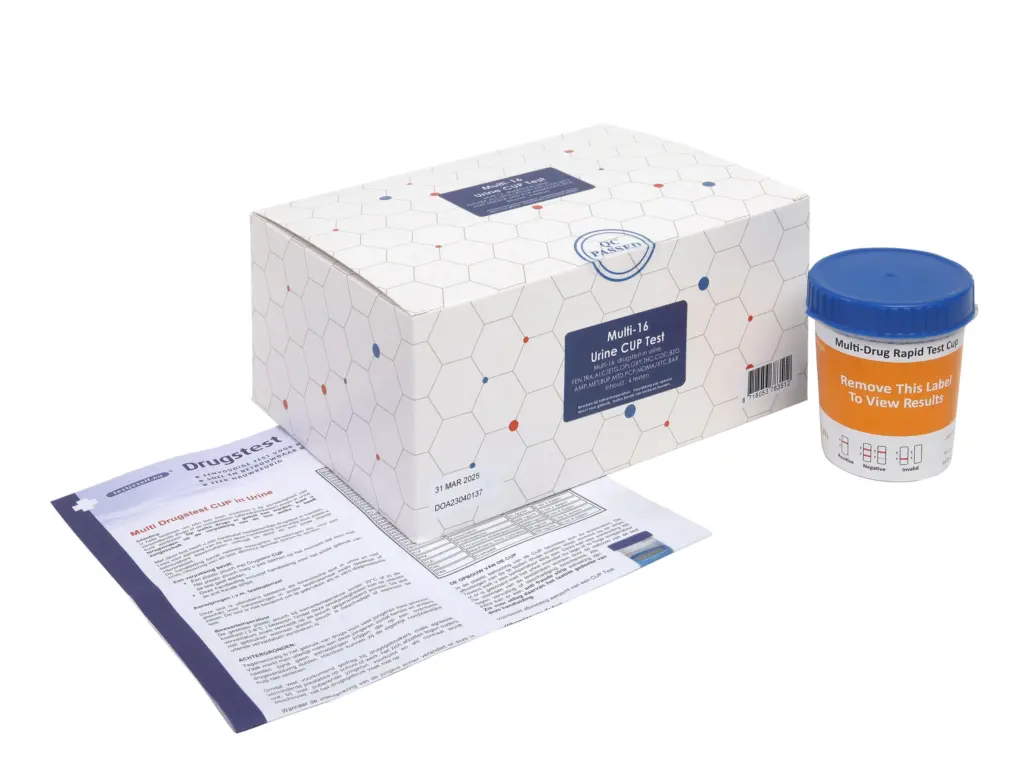 Testjezelf.Nu Multi 16 Drugstest Cup Urine (4 stuks)