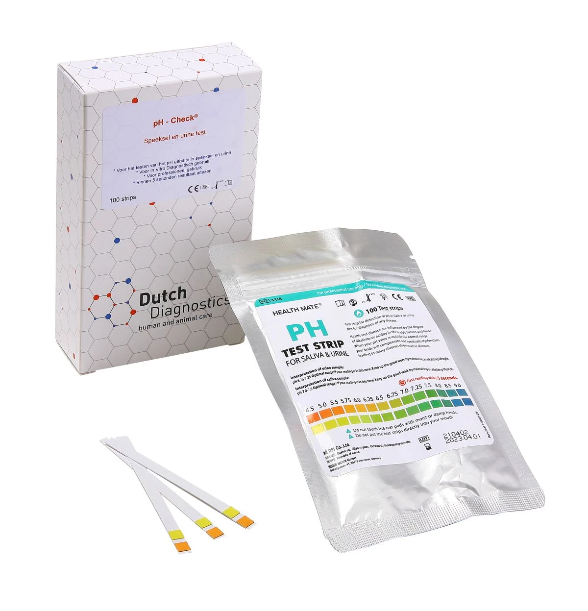 Testjezelf.Nu Ph Check (100 stuks)