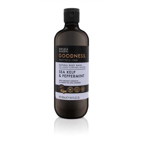 Baylis & Harding Body wash goodness sea kelp & peppermint (500 ml)
