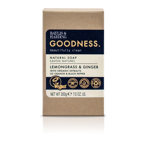 Baylis & Harding Soap goodness lemongrass & gin ger (200 gr)