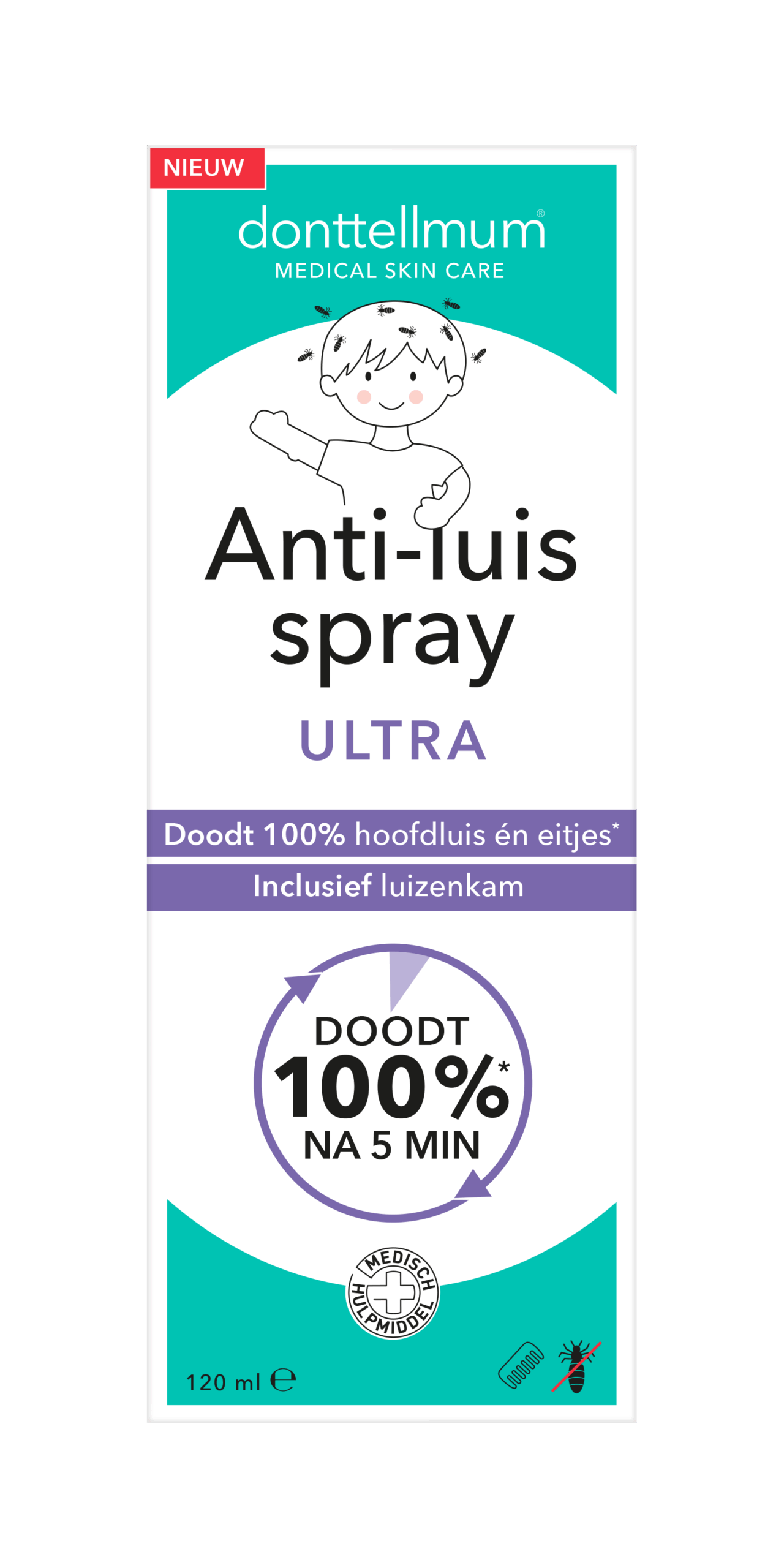 Donttellmum Anti Luis Spray Ultra (120 ml)