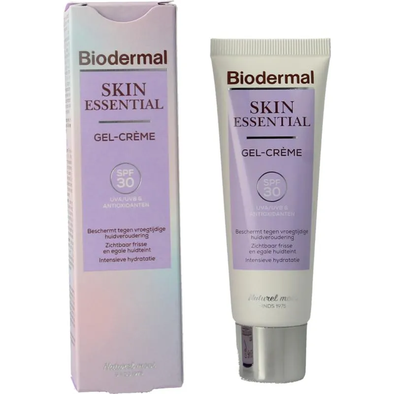 Biodermal Skin essential gelcreme SPF30 (50 ml)