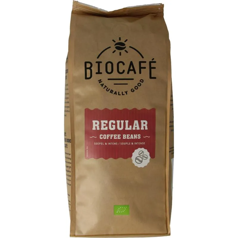 Biocafé Koffiebonen regular bio (500 gr)