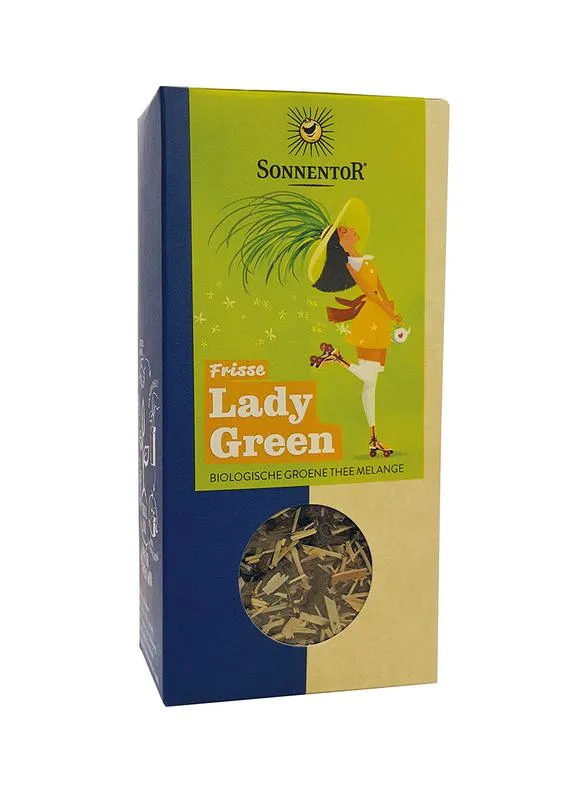 Sonnentor Frisse Ladygreen Thee Los Bio (90 gr)