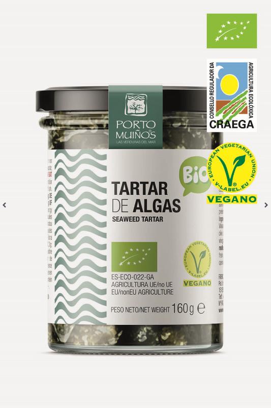 Porto Muinos Zeewier Spread Bio (160 gr)