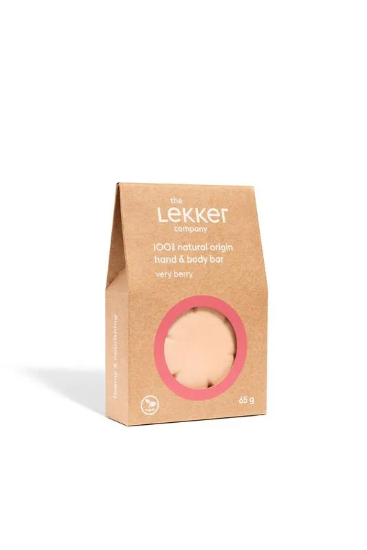 Lekker Raw Natuurlijke bodybar very berry (65 gr)