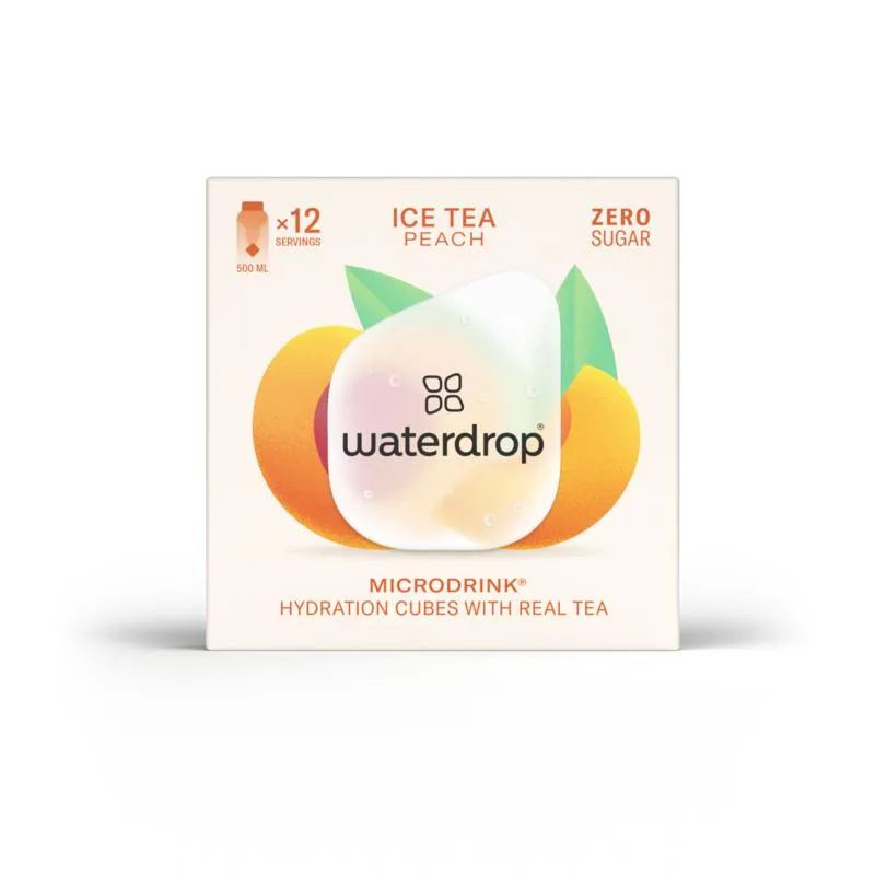 Waterdrop Microdrink Ice Tea Bruistablet Peach (12 stuks)
