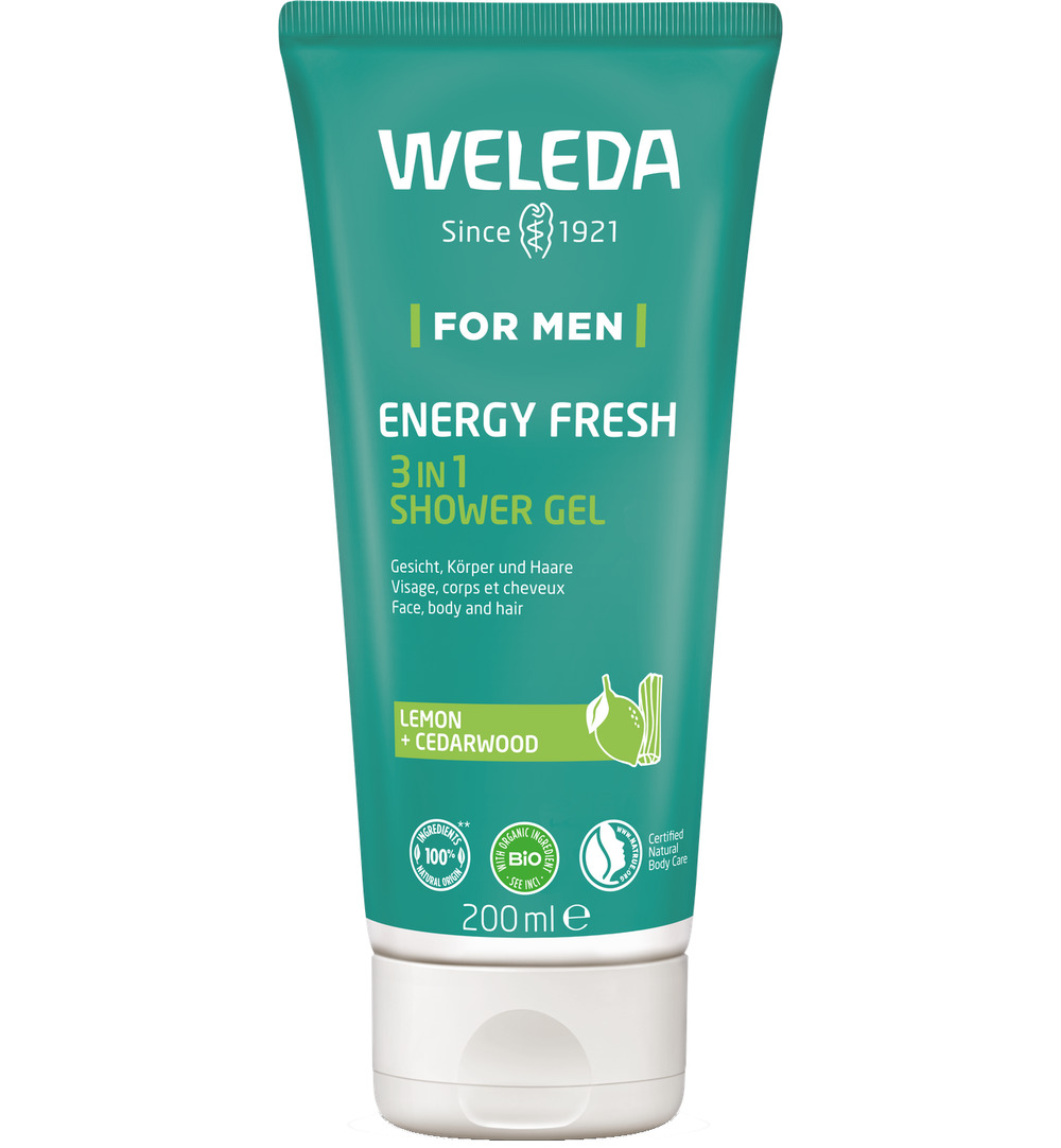 WELEDA Men energy fresh douchegel 2 in 1 (200 ml)