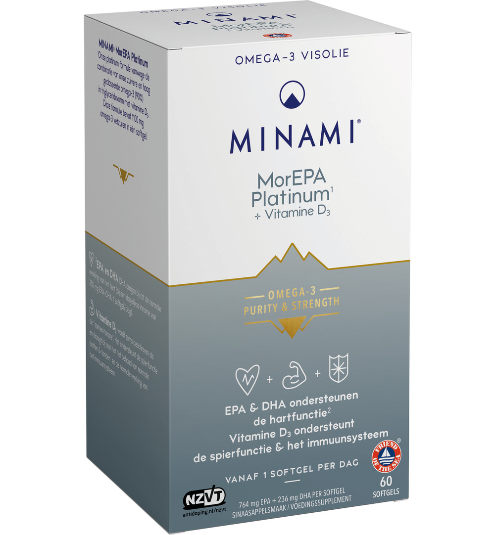 Minami Morepa Platinum + Vit.D3 (60 softgels)