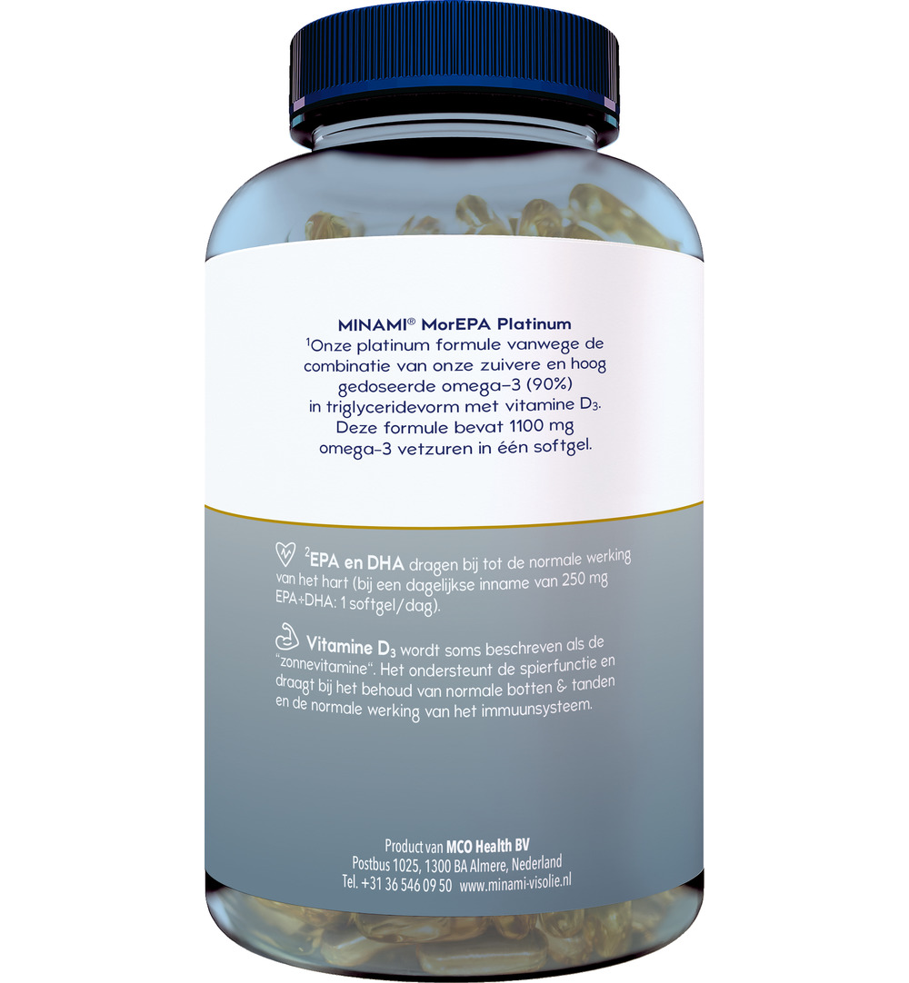 Minami Morepa Platinum + Vit.D3 (120 softgels)