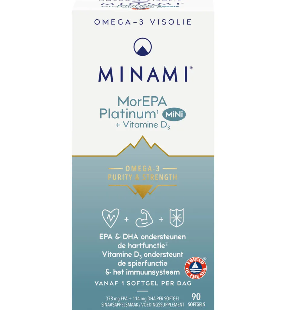 Minami Morepa Platinum Mini + Vitamin D3 (90 softgels)