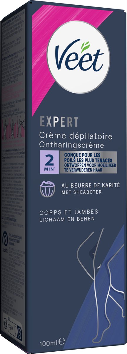 Veet Expert ontharingscreme benen (100 ml)