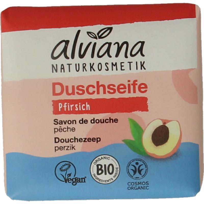Alviana Douchezeep bodywash bar perzik (100 gr)
