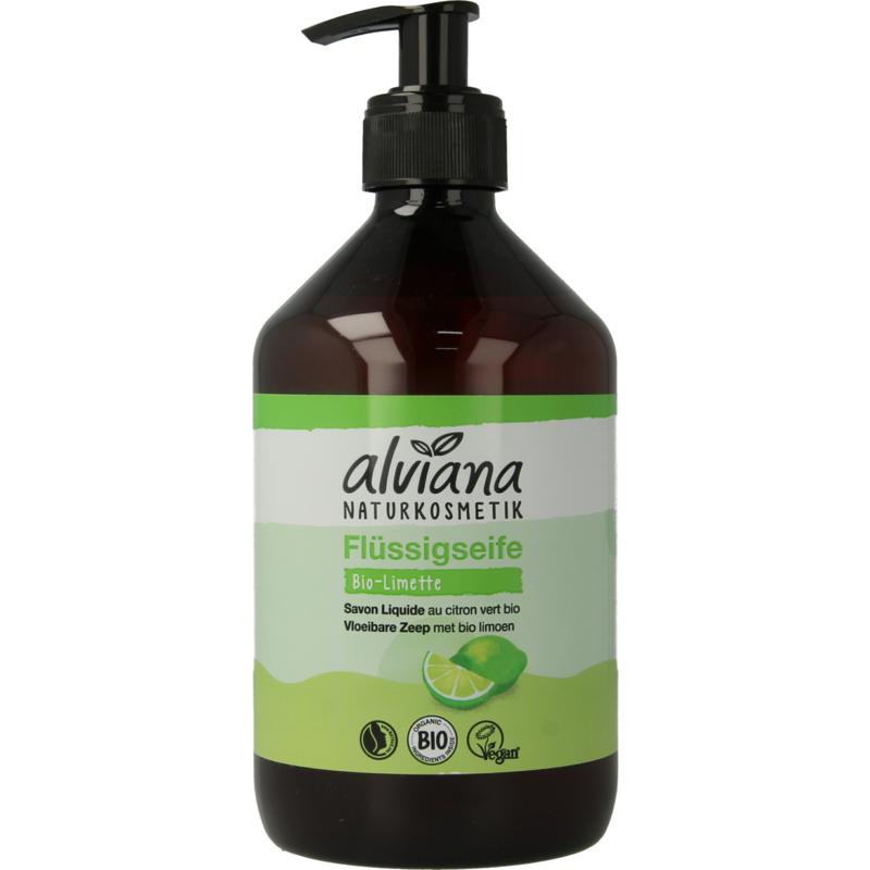 Alviana Vloeibare zeep limette (500 ml)