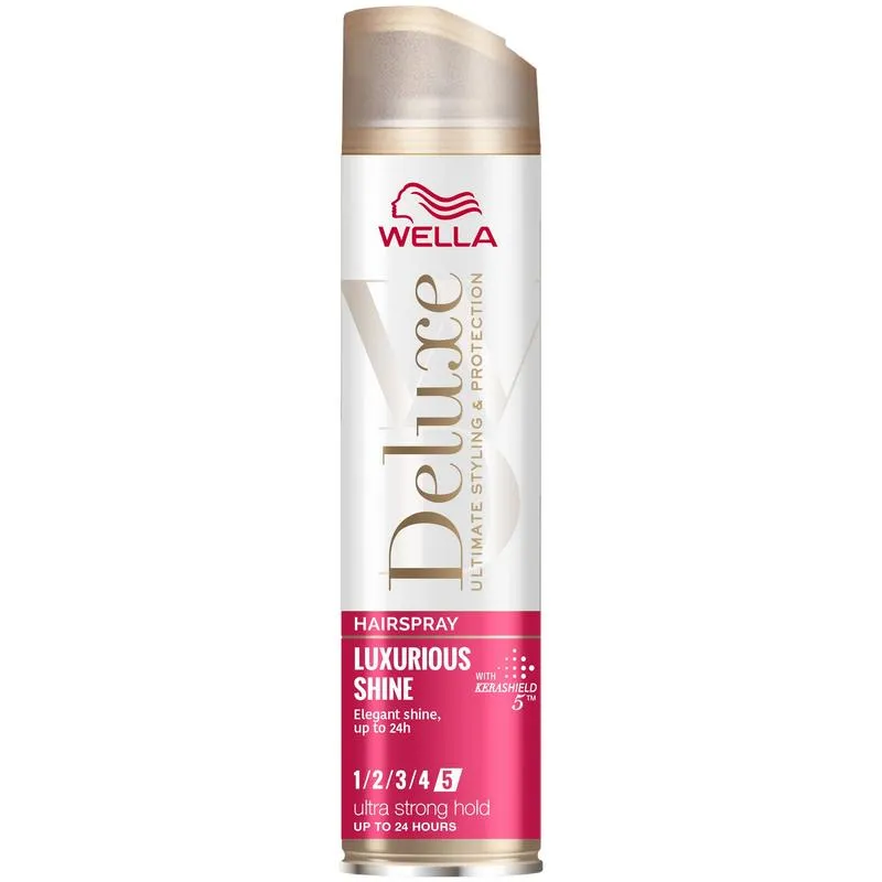 Wella Deluxe haarspray luxurious shi ne (250 ml)