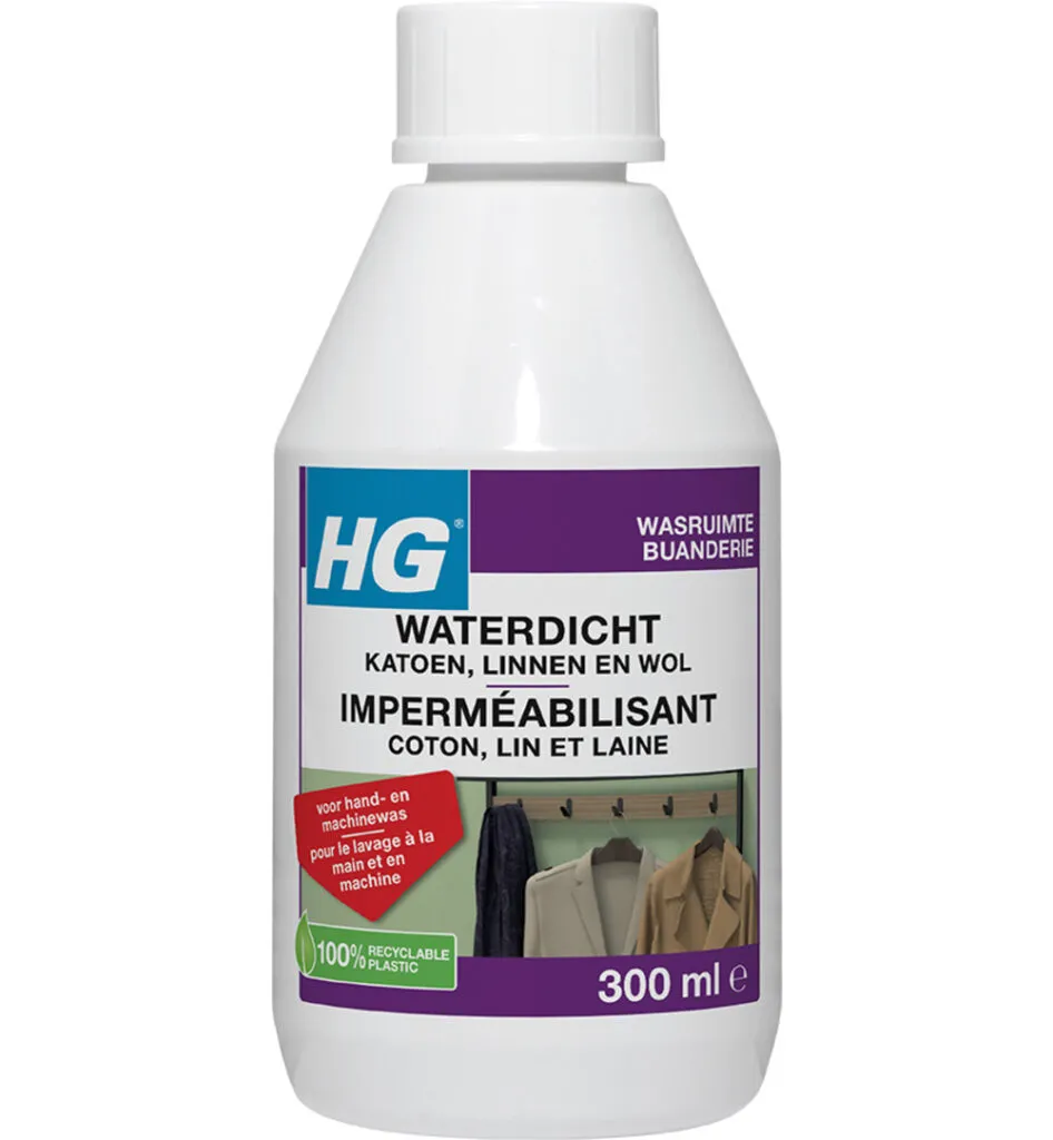 HG Waterdicht Katoen, Linnen, Wol (300 ml)