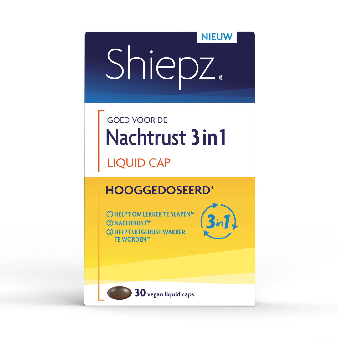 Shiepz Nachtrust 3In1 Hooggedoseerd (30 tabletten)