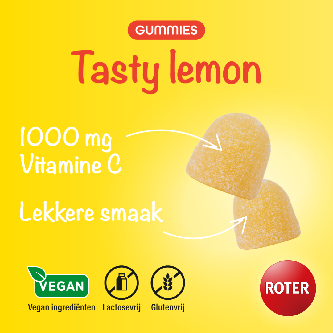 Roter Vitamine C 1000mg Tasty Lemon (30 gummies) - image 3