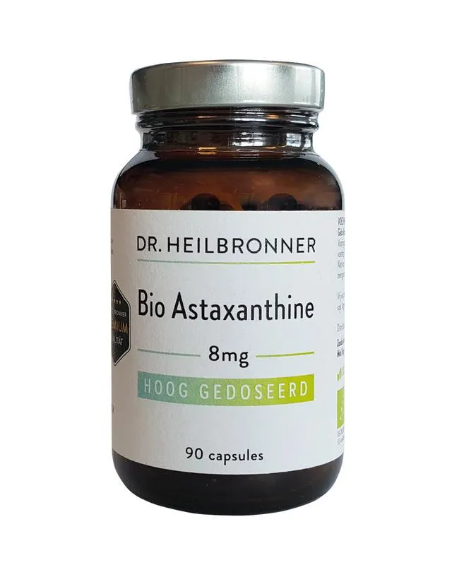 Dr Heilbronner Astaxanthine 8mg hoge dosis ve gan bio (90 capsules)