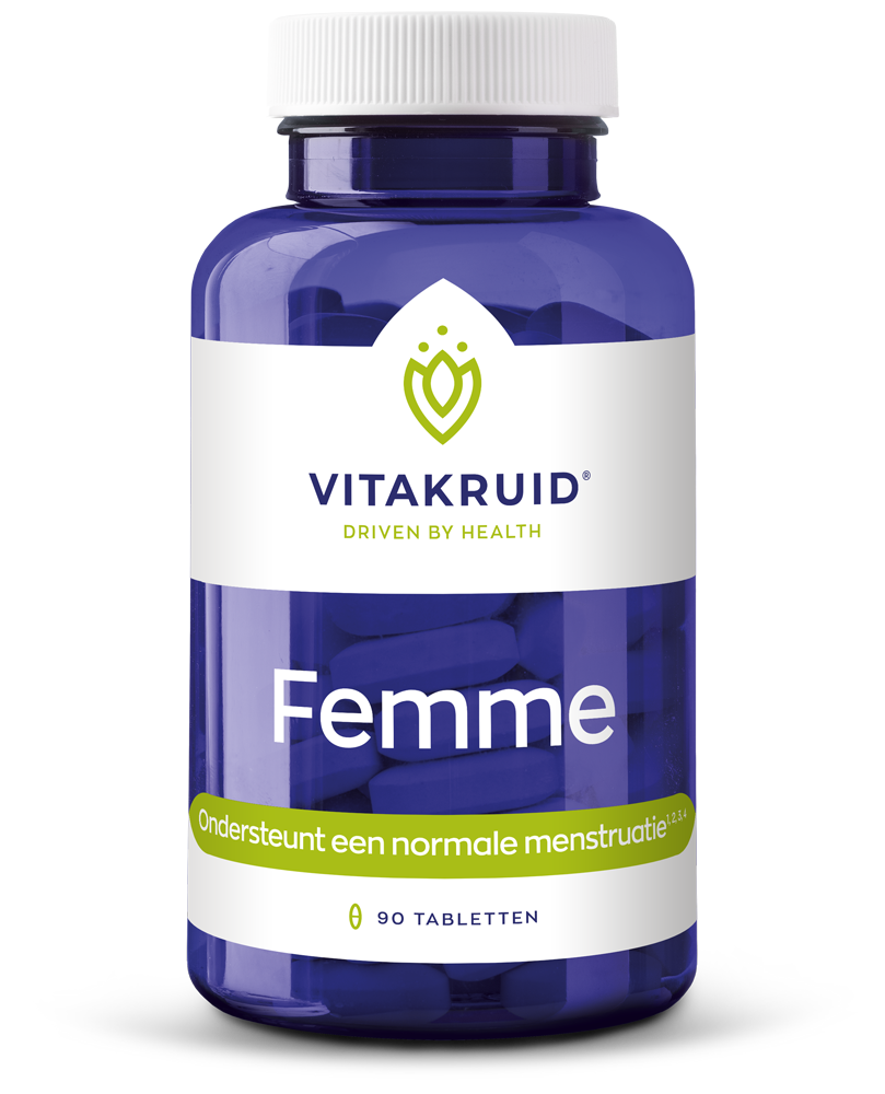 Vitakruid Femme Hormoon Support Oa Maca & Saffraan (90 tabletten)