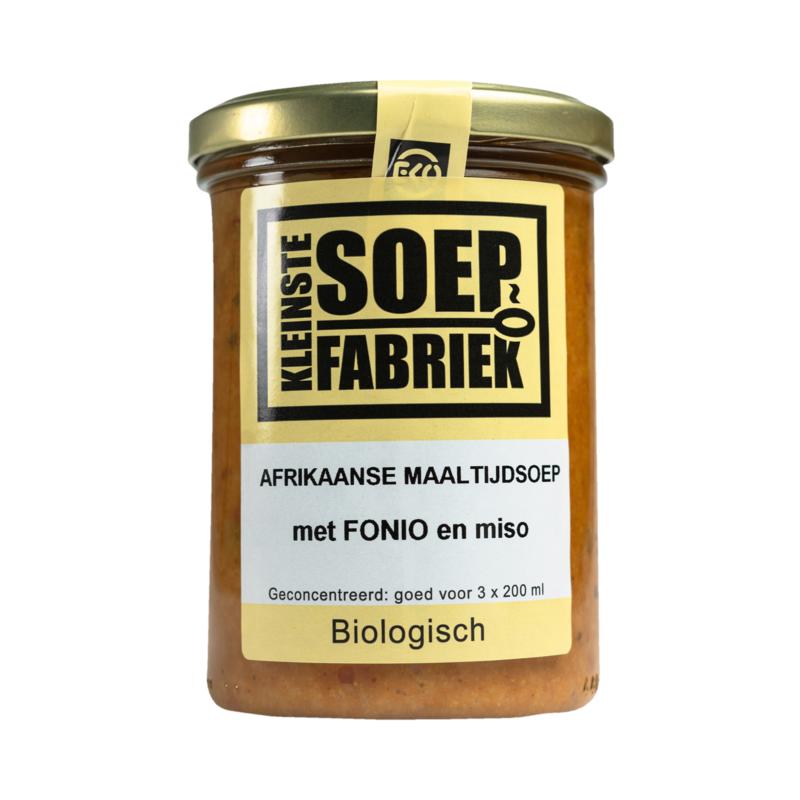 Kleinstesoepfabriek Afrikaanse Maaltijdsoep Met Fo Nio En Miso Bio (400 ml)