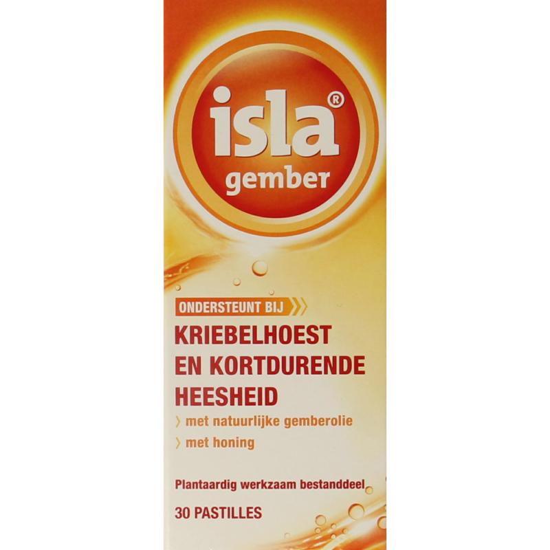 Isla Gember keelpastilles (30 tabletten)