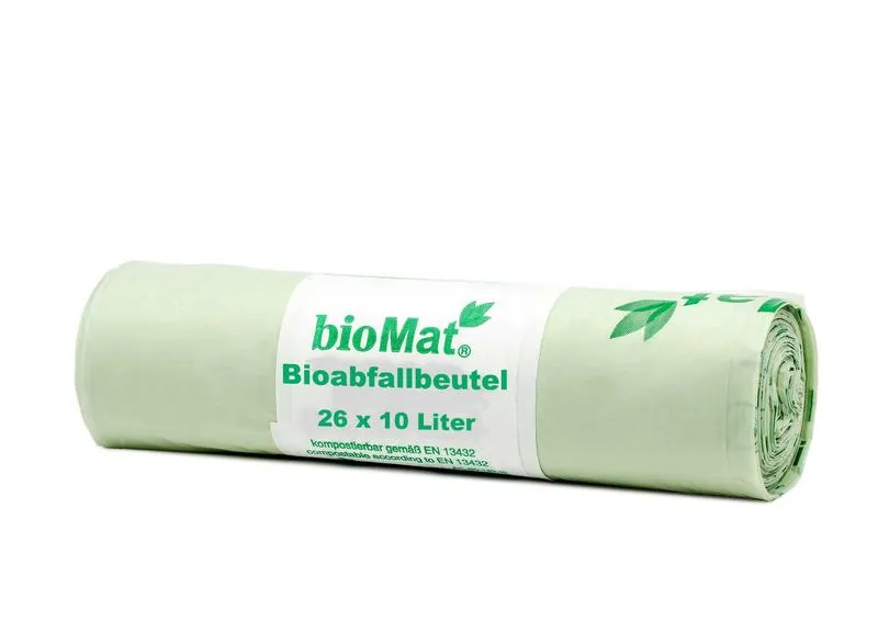 Biomat Wastebag compost 10 liter hand vat (26 stuks)