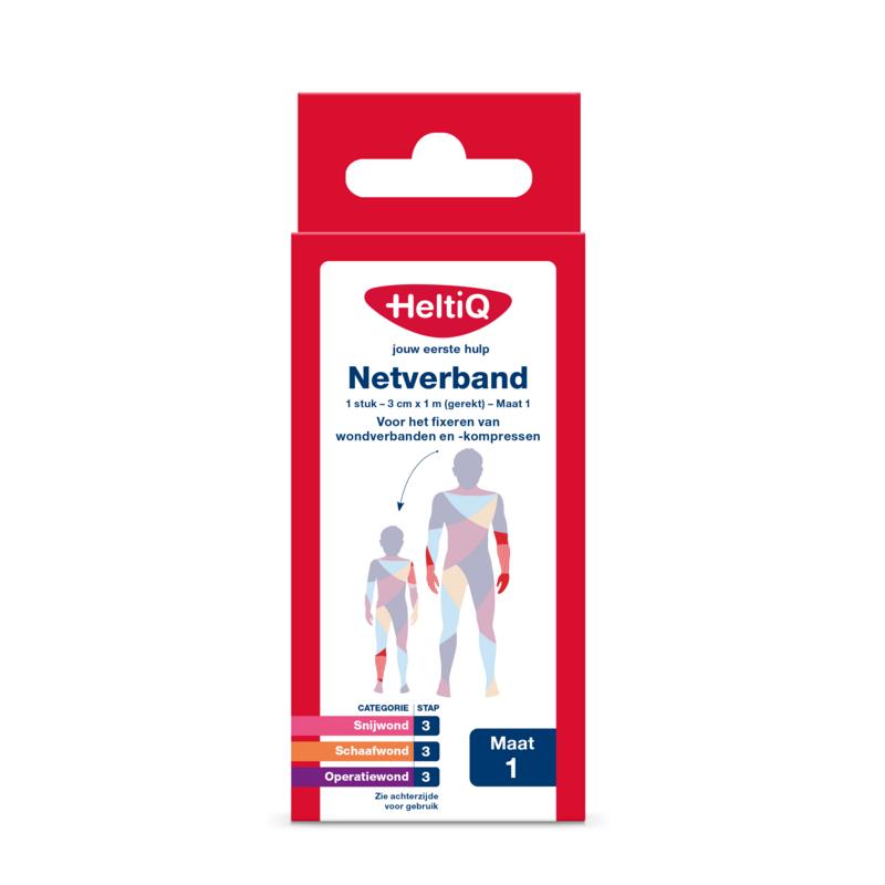 HeltiQ Netverband 3 cm x 1m (1 stuk)