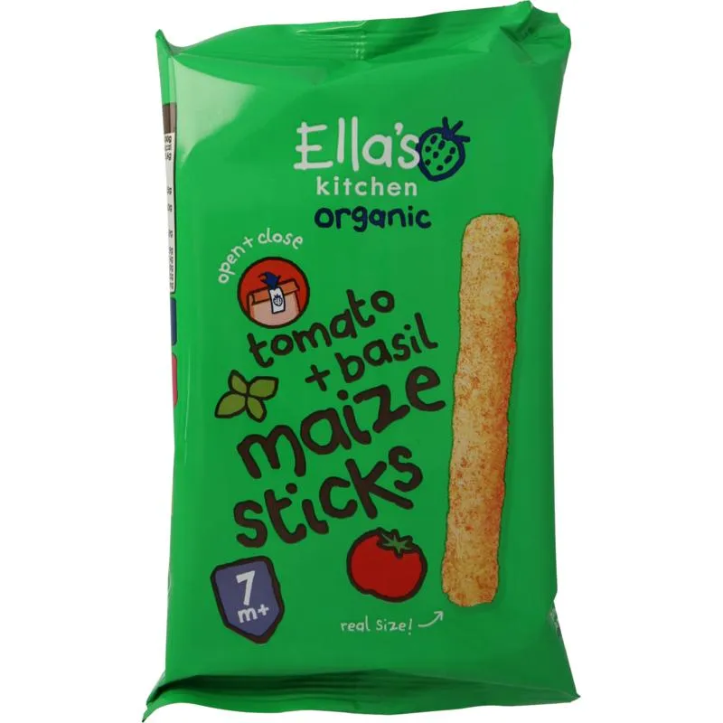Ella's Kitchen Maize sticks tomato & basil 7m + (16 gr)