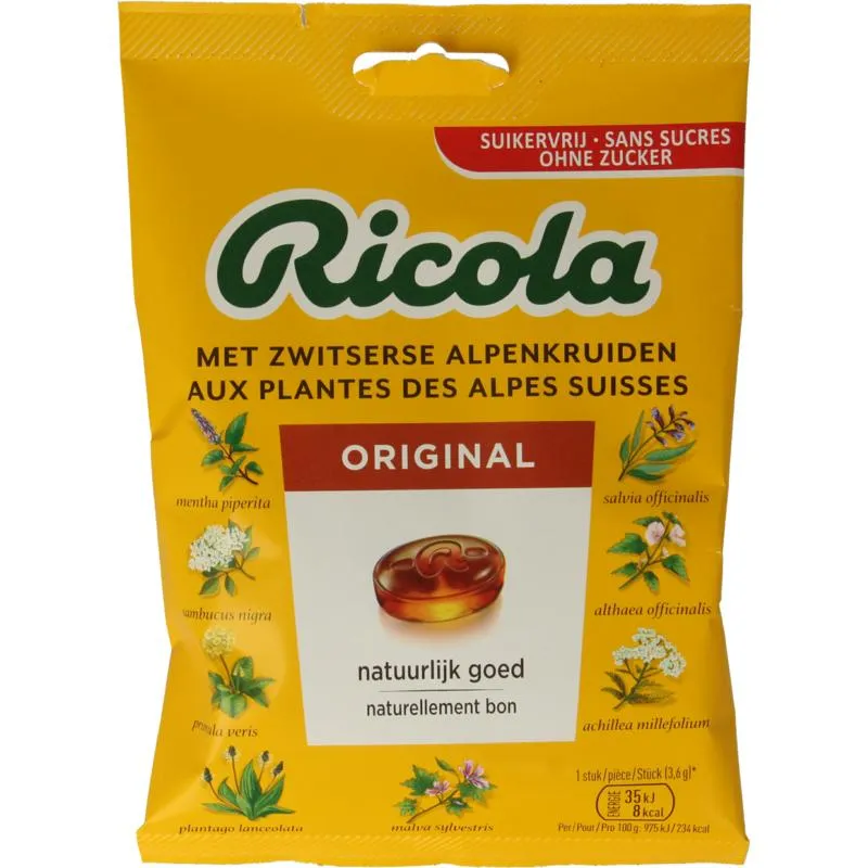 Ricola Original suikervrij (75 gr)