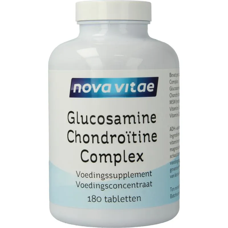 Nova Vitae Glucosamine chondroitine compl ex met MSM (180 tabletten)