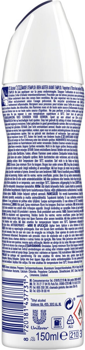 Rexona Deodorant spray 72h stress control (150 ml)